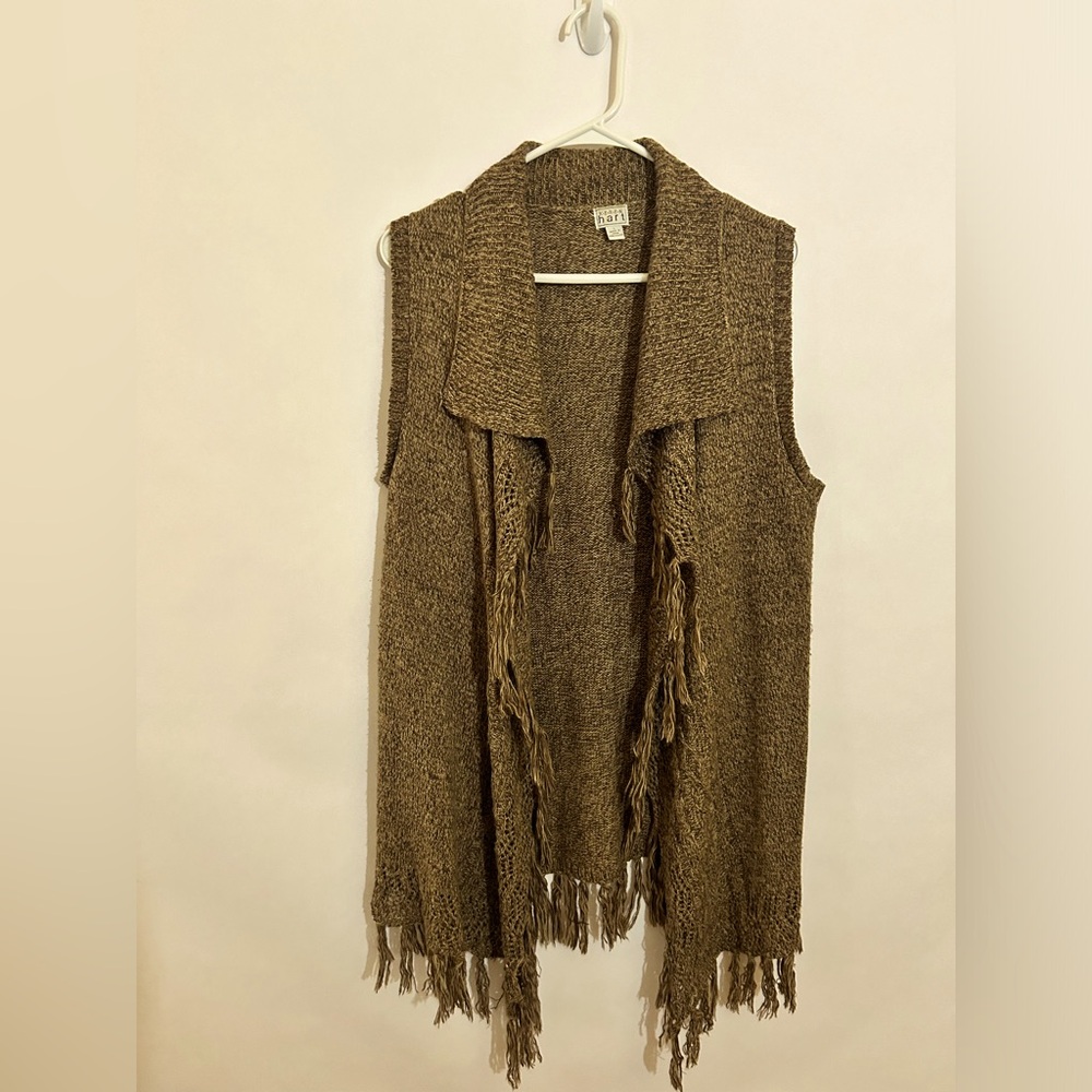 KEREN hart , Women’s Size L  Brown Vest
